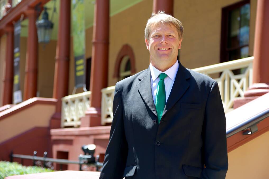 ALL SMILES: Austin Evans before his first day in NSW parliament. (Photo supplied)
