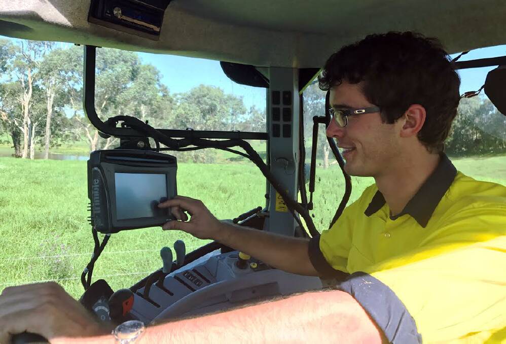 INFORMED: Matt Notley says he's learning about the function and integration of the latest generation technology.