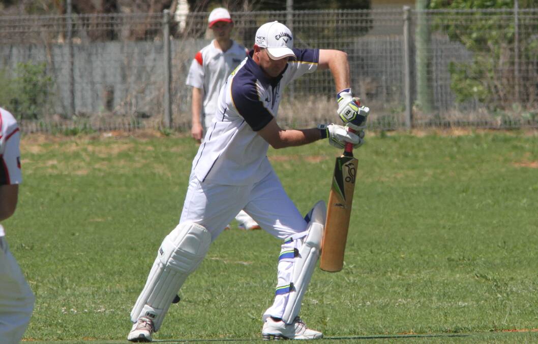 CENTURION: Jono Schofield led the way for Narrandera during their game against the Phantoms in B Grade. PHOTO: Jessica Coates