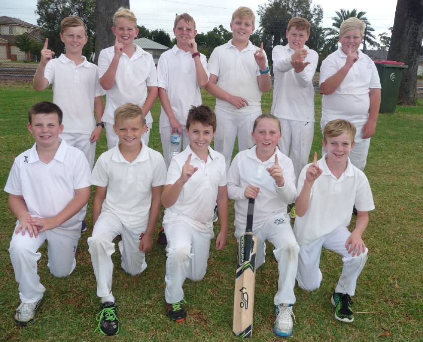 The successful Leeton Public School cricket team.