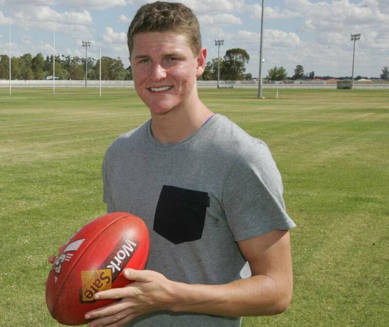 TALENT: Jacob Hopper has been selected in the under 18s All-Australian AFL side following a strong showing at the National Championships. 
