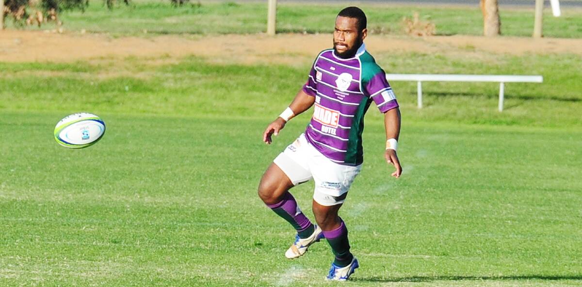 Freddy Tupou in action for the Phantoms against Wagga City during their last clash in May. 