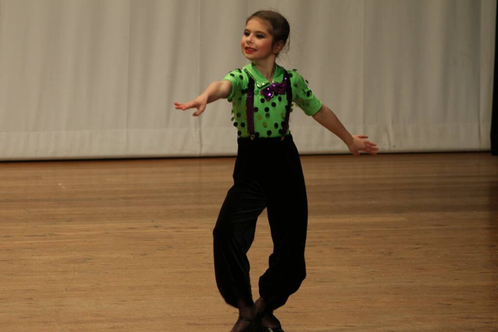 TALENT: Sophie Cross during one of her many solo dances during the eisteddfod this week. Photo: Talia Pattison 
