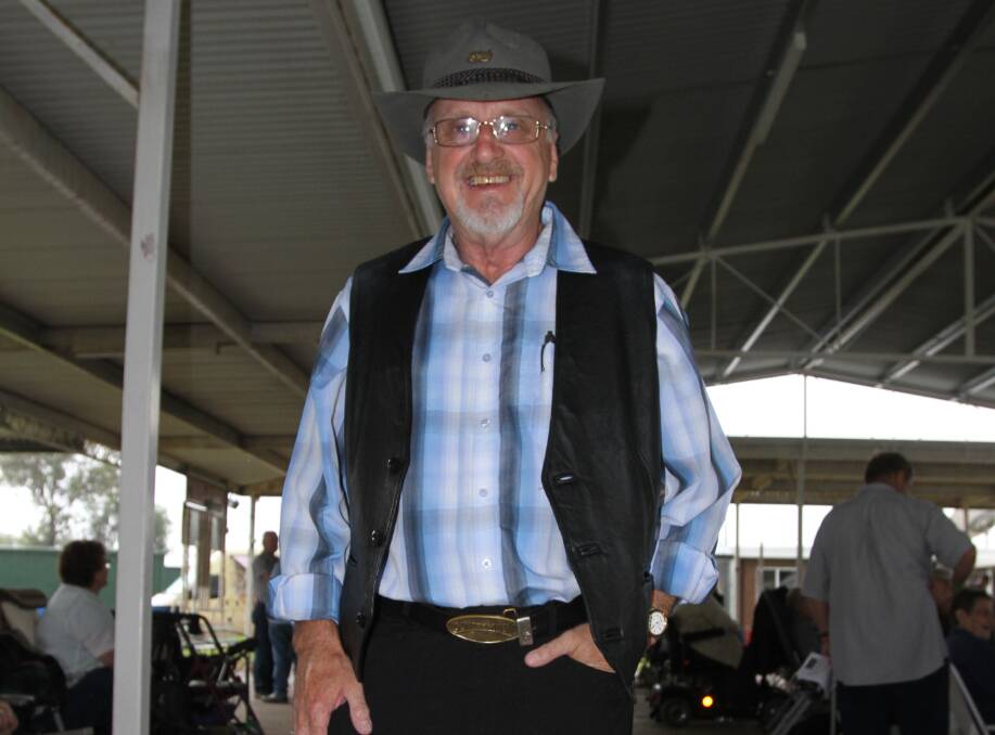 READY FOR FUN: John Battle was one of the many artists at last year's Leeton Country Roundup. 
