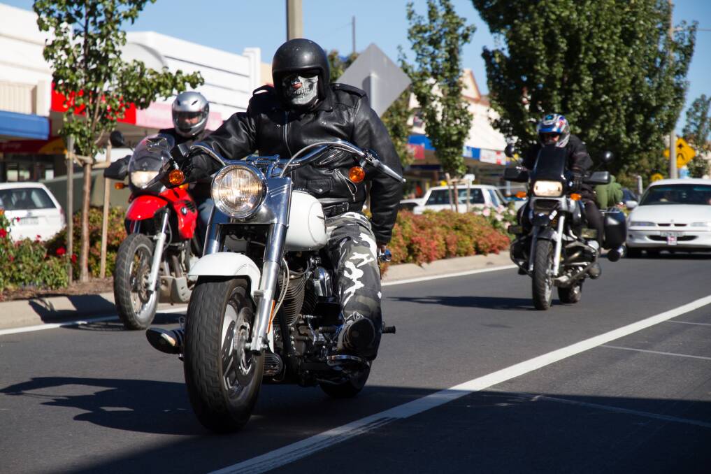 Riders during a past charity event in Leeton.