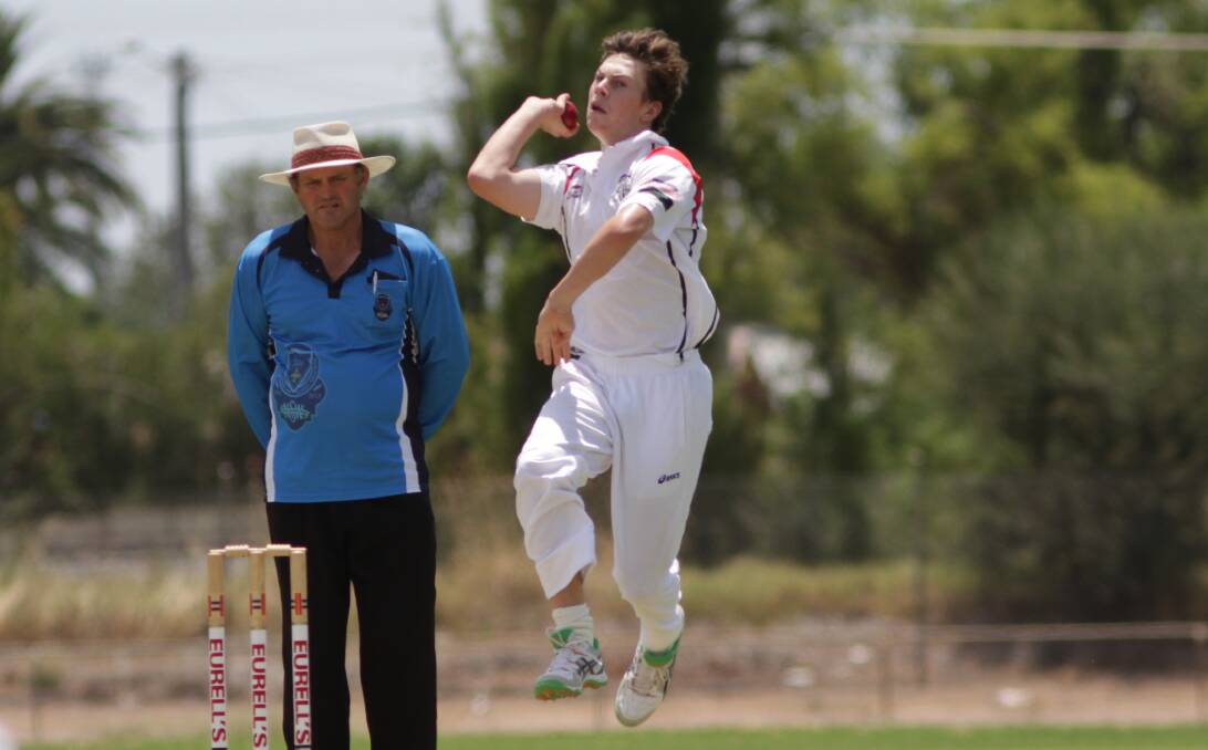 HANDY INCLUSION: Billy Dickinson is one of five Leeton District Cricket Association players selected in the Murrumbidgee Rangers team that will take on the Wagga Sloggers on Sunday. Photo: Ron Arel 