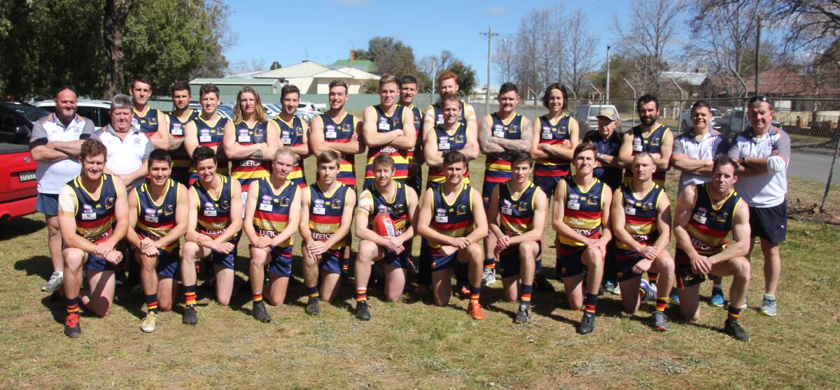 GLORY AWAITS: Leeton-Whitton's first grade squad are eager to secure the premiership on Saturday afternoon. Photo: Contributed 