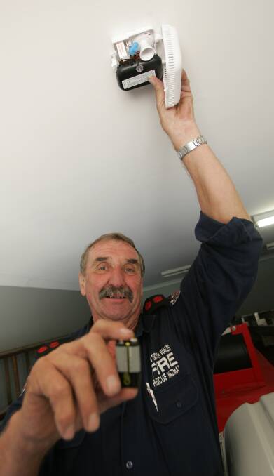 SAFETY: Leeton Fire and Rescue NSW Captain Graham Parks believes smoke alarms have saved many properties in Leeton shire. 