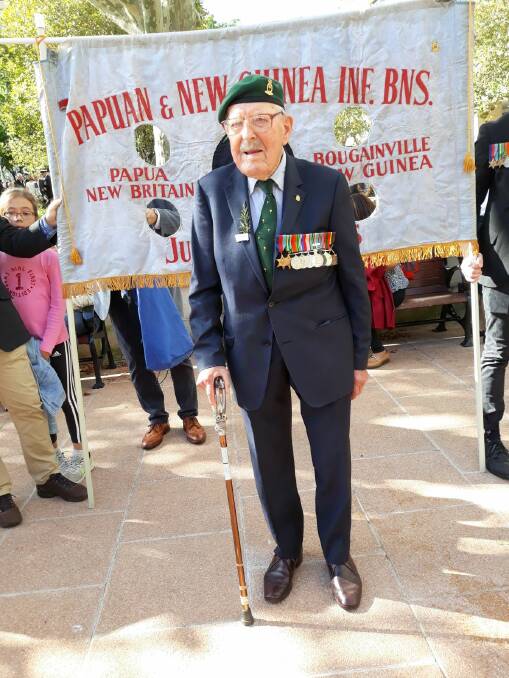 Sergeant Major John Wilkinson at Sydney's Anzac Day commemorations in 2023. Picture supplied 