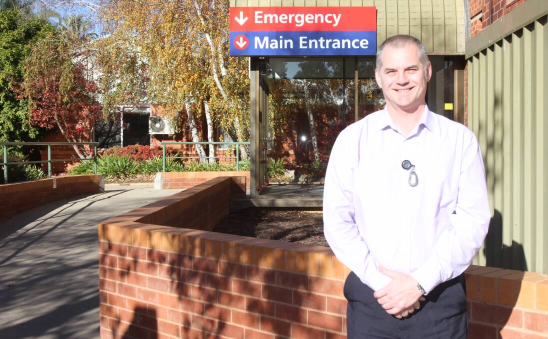 BIG MOVE: Leeton District Hospital’s new facility manager Anthony Naylor. Mr Naylor has moved to town from Western Australia. Photo: Talia Pattison 