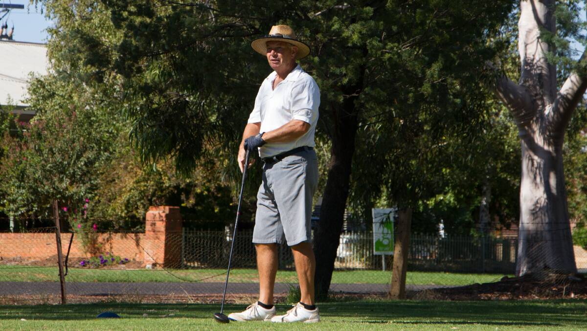 John Martin on the Leeton golf course recently. Photo: Ron Arel 