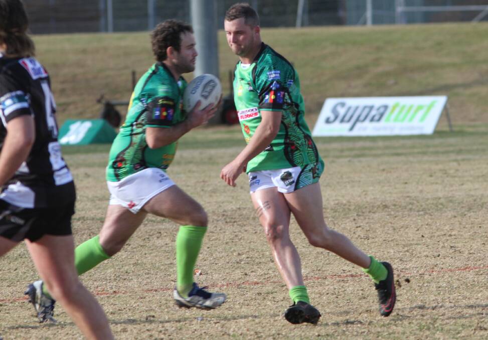 READY TO GO: The Greens will welcome back Ben Fisher (left) to the side this weekend when they take on Waratah Tigers on Sunday. Photo: Talia Pattison 