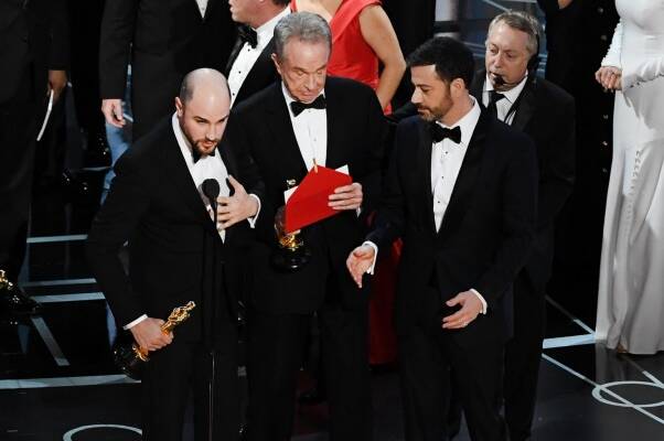 Oscars ‘bungle’ given far too much air time