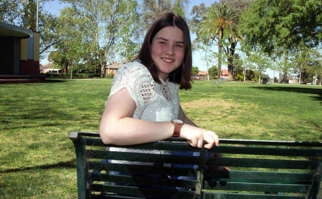 ACHIEVE: St Francis College student Abbey O'Callaghan has been selected as a youth ambassador for the organisation Hope: Global. 