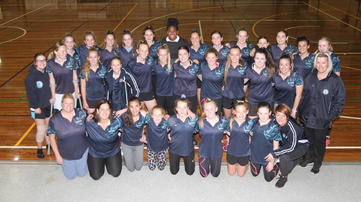 WAY TO GO: Leeton Netball Association's players and coaches are ready for the championships. Photo: Talia Pattison 