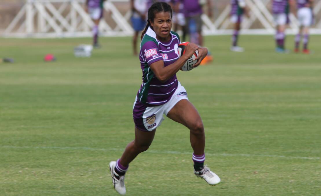 ON THE RUN: Ua Ravu in action during a match earlier this season. The Dianas will now play in the grand final. 