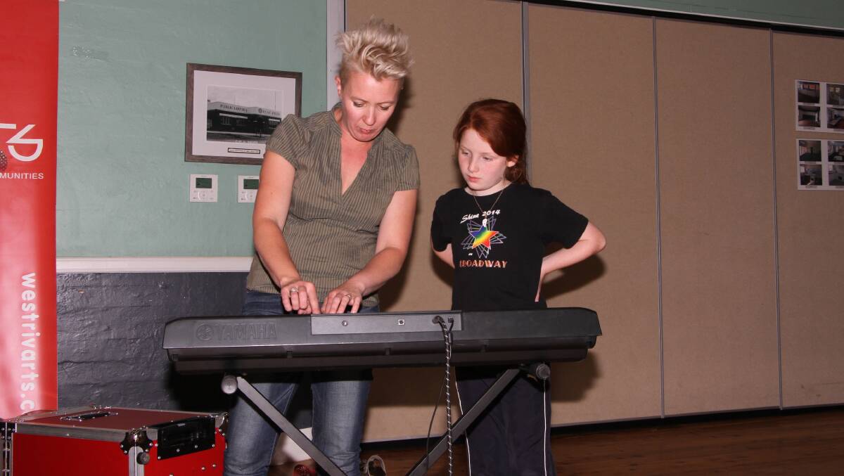 Clare Brassil conducted a workshop to introduce the technique of looping audio with local and budding artists.