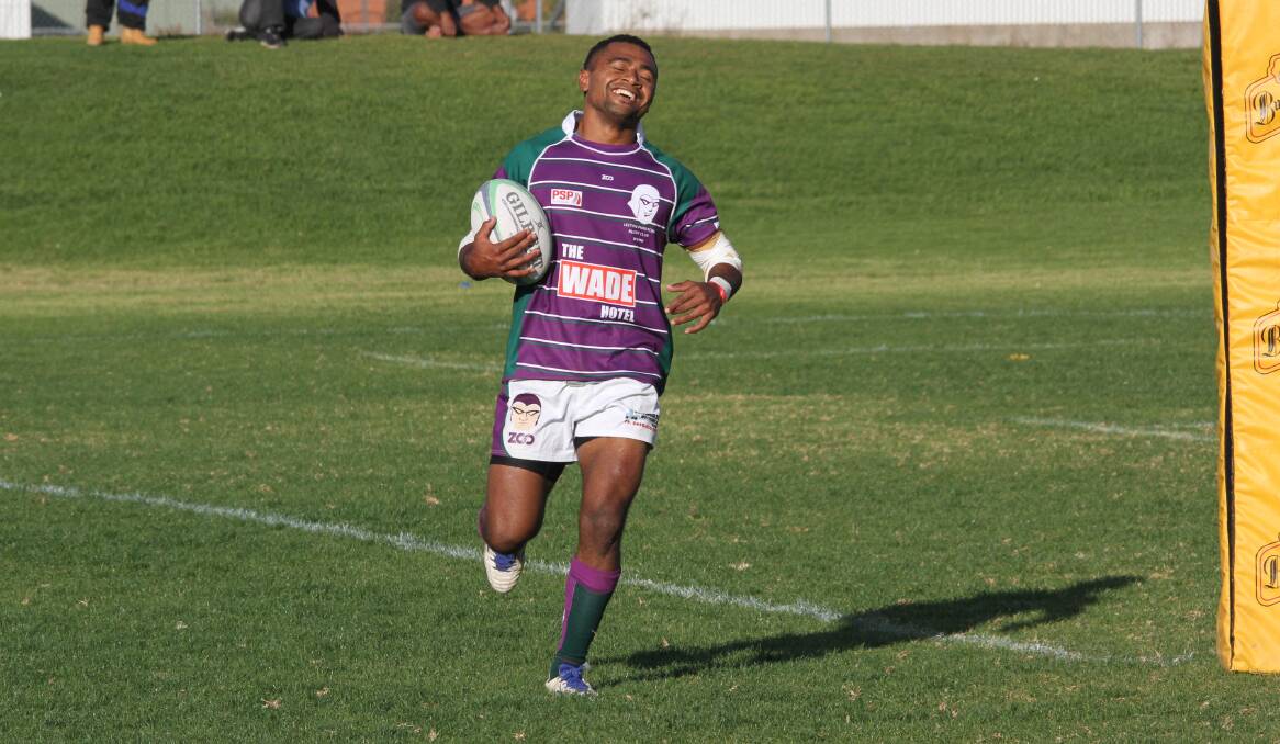 POWERHOUSE: Noa Rabici proved unstoppable, scoring six tries against Albury by the end of the match. Photo: Ron Arel