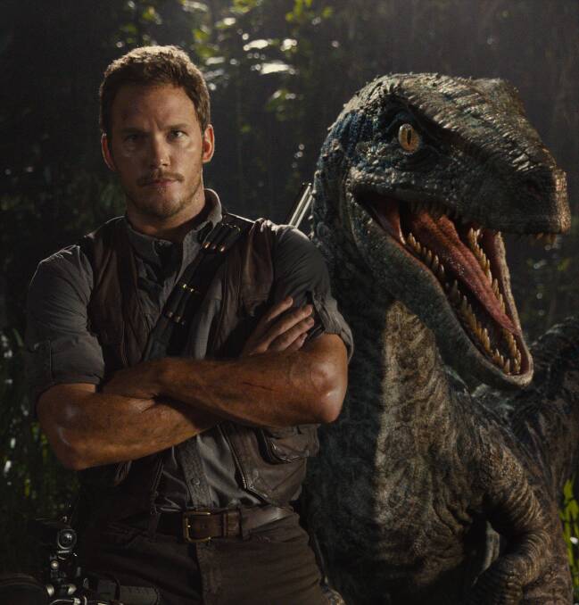 JURRASIC WORLD: Chris Pratt and Dallas Bryce-Howard star in the latest instalment of the dino-adventure series at the Roxy Theatre this weekend. See it in 3D on Friday night.
