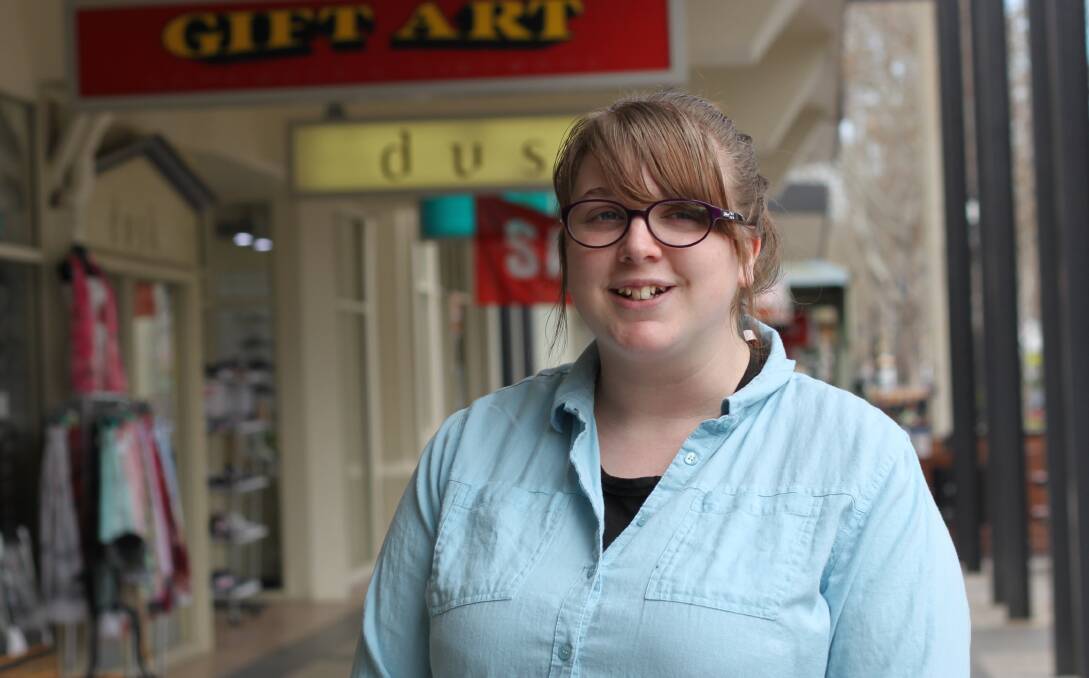 HOPEFUL: Jencie Brennan, 19, has been looking for a full time job for almost a year. She's one of Wagga's "under-employed" youth.