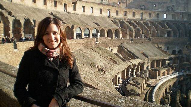 MUCH LOVED: Stephanie Scott on holiday in Europe.