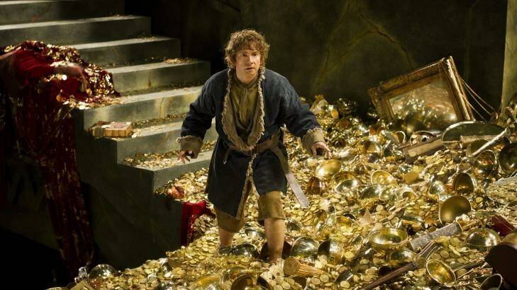Martin Freeman plays Bilbo Baggins in <i>The Hobbit: The Battle of the Five Armies</i>.