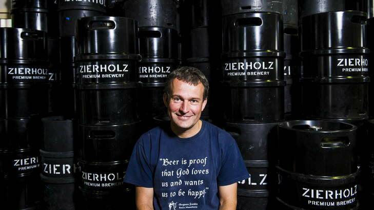 Christoph Zierholz hopes to move his Fyshwick brewery and bar to Kingston. Photo: Rohan Thomson