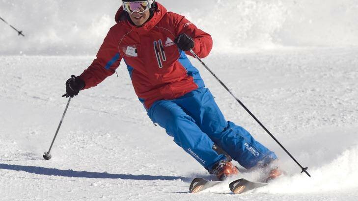 Hired hand: Ski instructor at Thredbo Photo: Steve Cuff