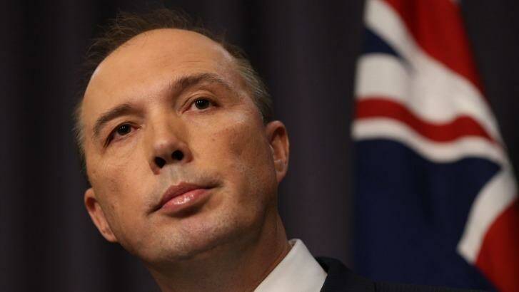 Immigration minister Peter Dutton Photo: Andrew Meares