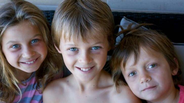 Evie, Mo and Otis Maslin and their grandfather Nick Norris were killed on MH17.
