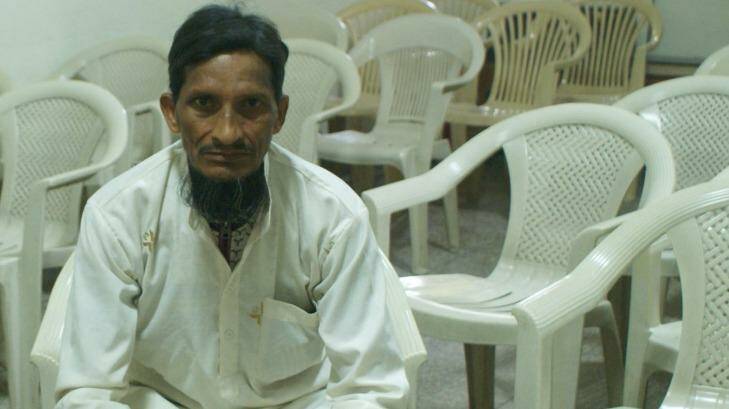 Mohammed Hussain who lives in a ''leper's colony'' in Delhi and who begs for a living. Photo: Amrit Dhillon