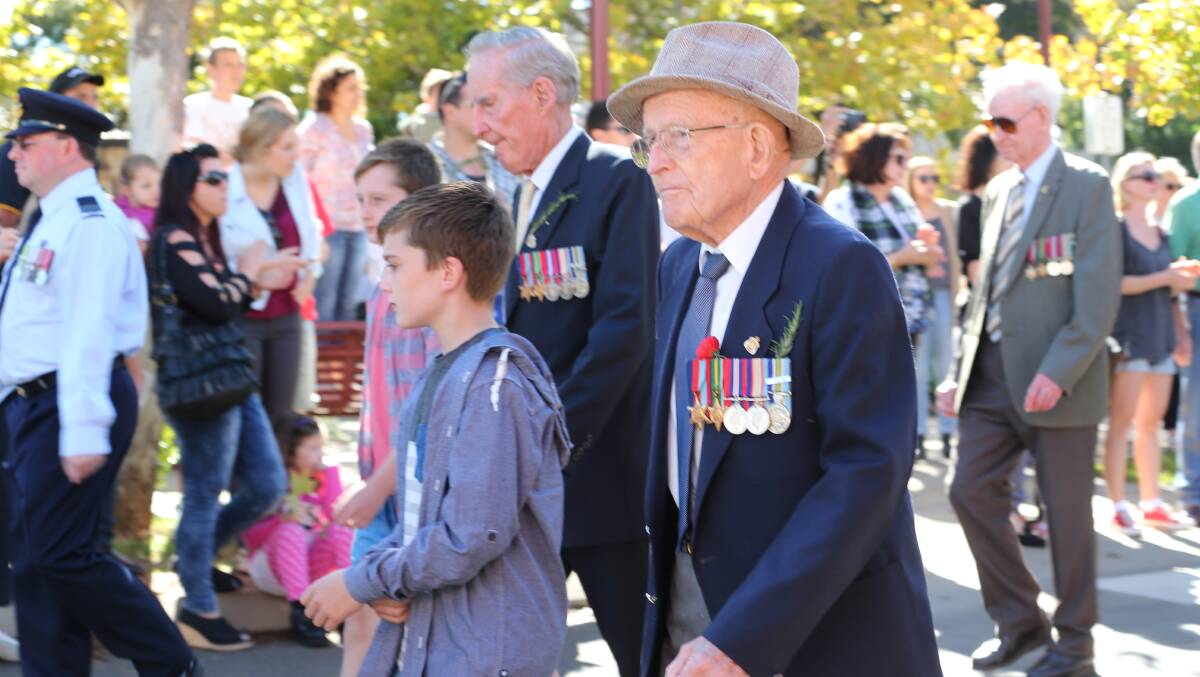 Anzac Day in Griffith. John Eric Ziliotto. Picture: Anthony Stipo 