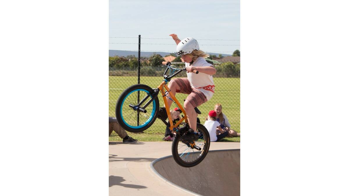 Some of the high-flying action from the 2014 Riverina Skate Championships, held in Leeton on Easter Monday.