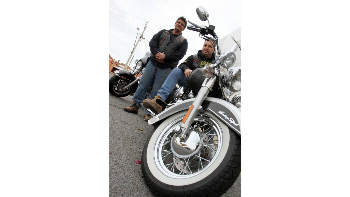 CALO'S Riders Club president Pat Tripodi (left) and secretary Joe Severino are hopeful the first Leeton Harley and Bike Muster will be a success later this year.