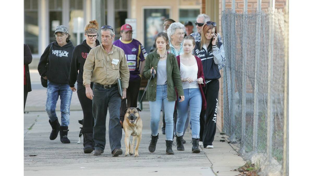 A RALLY Thursday afternoon to unite as one for the fair treatment of animals in Leeton shire was small, but the message was heard loud and clear. 
