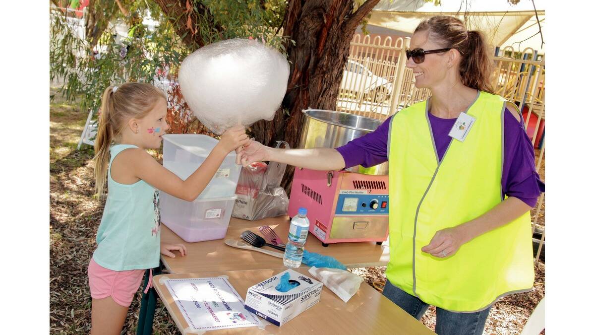 THE shire's youngsters didn't know where to look first when it came to Leeton SunRice Festival Ambassador Quest entrant Emily Kennedy's latest fund-raiser.