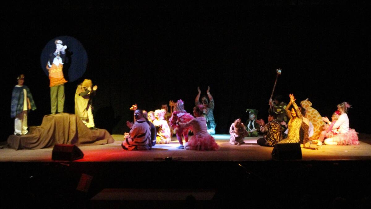 GRALEE students light up the stage with their rendition of The Circle of Life from The Lion King 