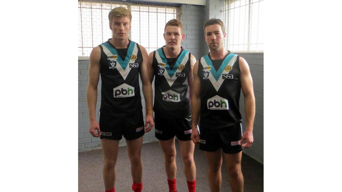 THE club has also regained the services of Brad Boots after a season with Lavington. He is pictured (right) with former Crows Jono Spina (left) and Zac Hopper when they all played first grade for the Panthers this year.