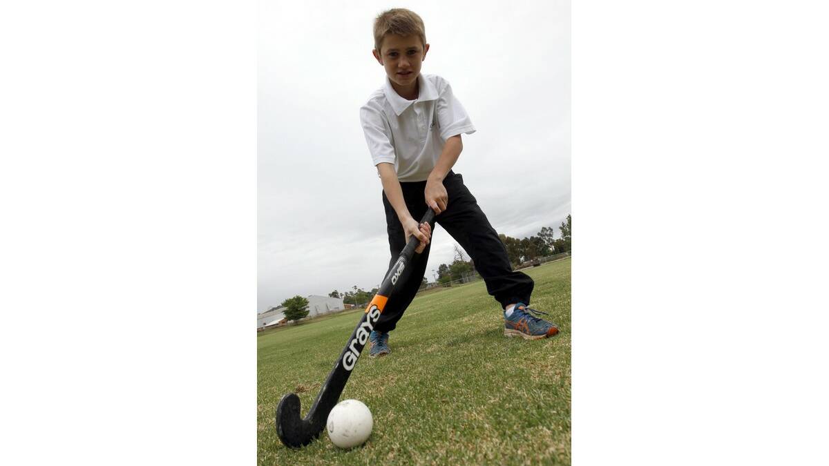 LEETON'S Mathew Axtill, 12, was named the best and fairest player for the Griffith women's hockey competition in just his second year playing.