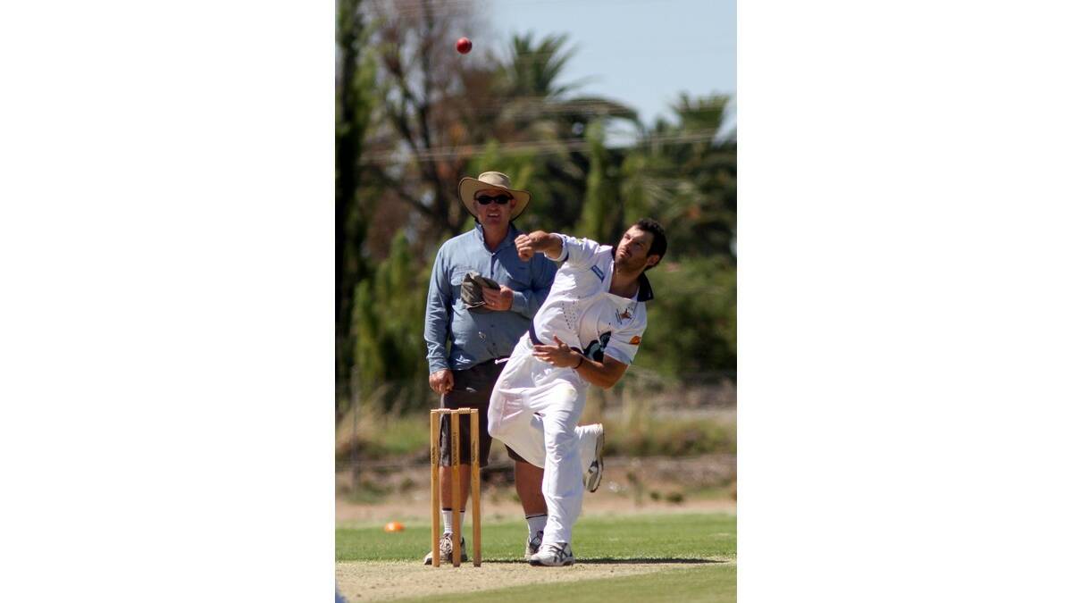 LUKE Pygram was the most successful of the Yanco Hotel bowlers, taking 3-50.