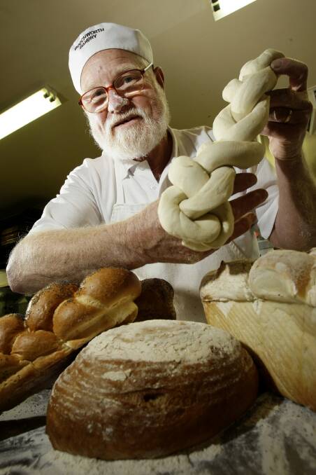 Barry Pope is an apprentice baker at Beechworth Bakery.