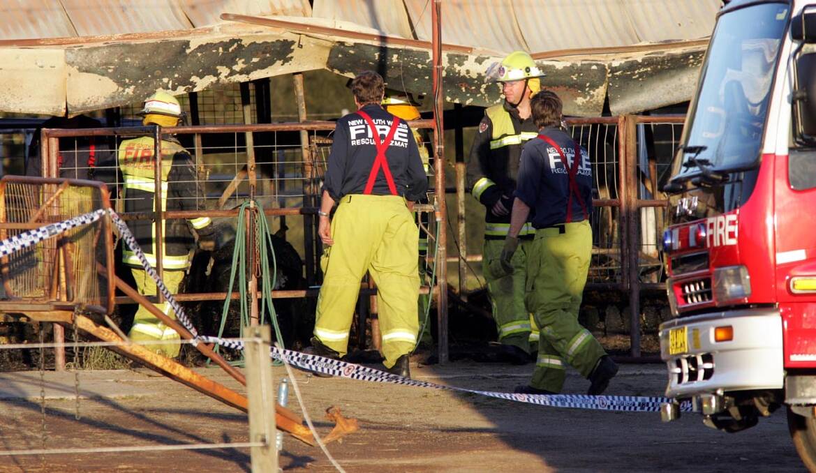 LEETON Fire and Rescue NSW has been praised for its quick thinking during Tuesday's stable fire at the Leeton Showground. The brigade was called back to the scene about 5pm that afternoon when the fire flared up again.