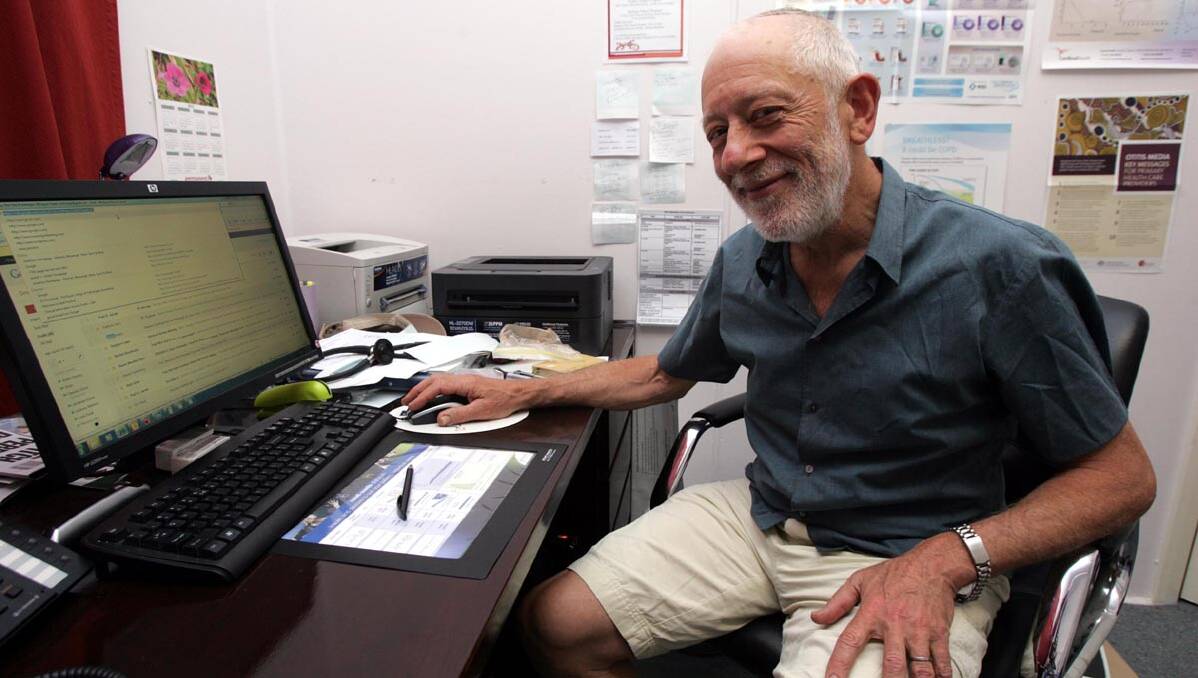 DOCTOR Howard Goldenberg has been working as a locum in Leeton in the town where his father was a revered doctor.