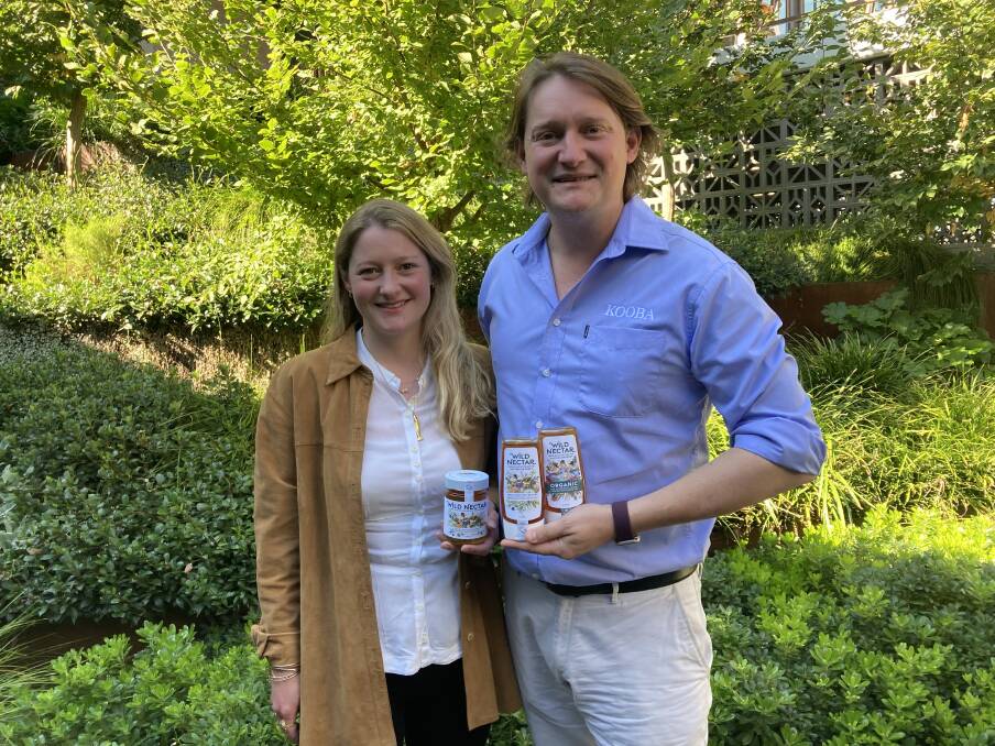 BEE ROLL: Lucinda and Joe Corrigan are the 'queen bees' of Wild Nectar honey. PHOTO: Cai Holroyd