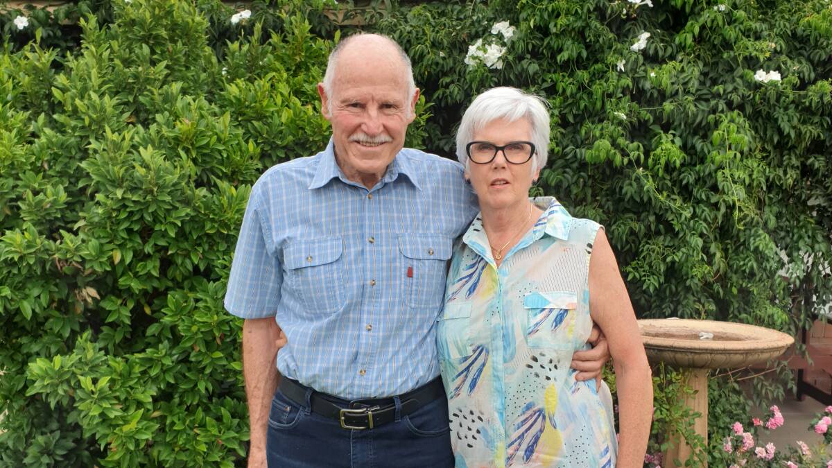 ORDER OF AUSTRALIA: Noel Hicks AM, with wife of 30 years Annie Hicks. PHOTO: Cai Holroyd