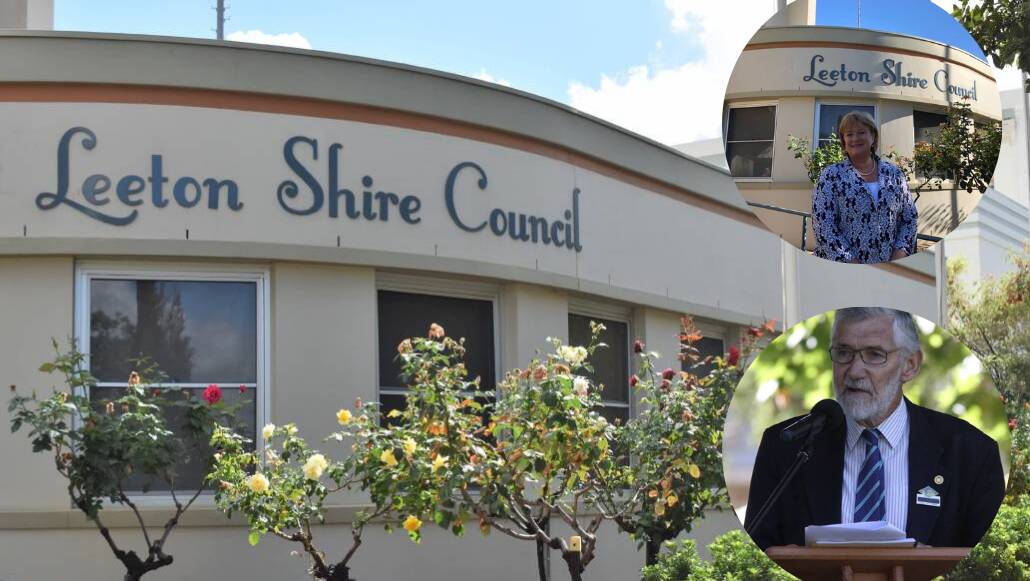 DEFICIT EXPETED: Emeritus Mayor Paul Maytom and Leeton Shire Council General Manager Jackie Kruger said the deficit could be attributed to a series of one of costs. PHOTO: Talia Pattison. INSET: Canva