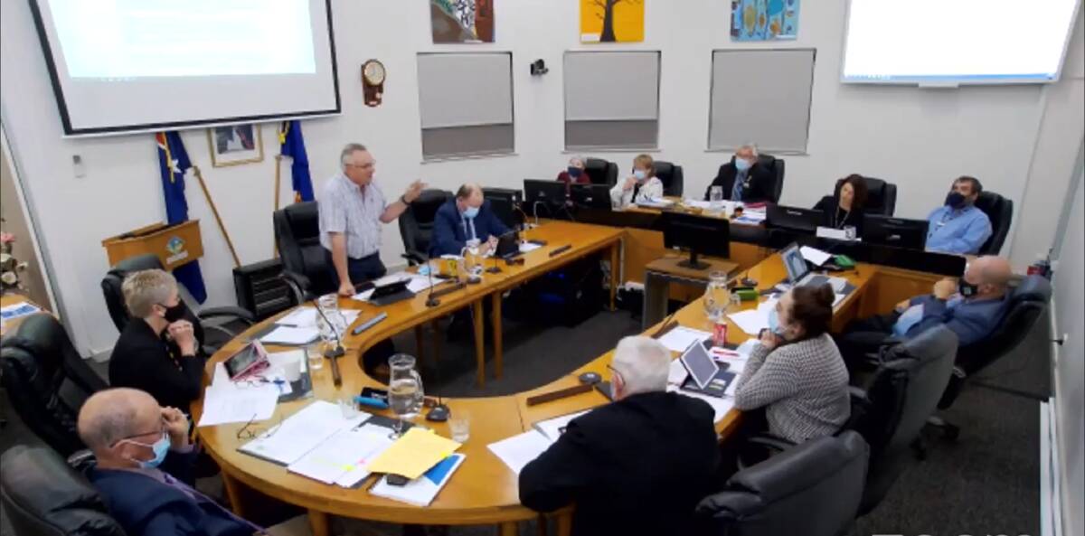 A WORTHY DISCUSSION: Councillors discuss the fate of the Roxy redevelopment in an Extraordinary Council Meeting. PHOTO: Supplied