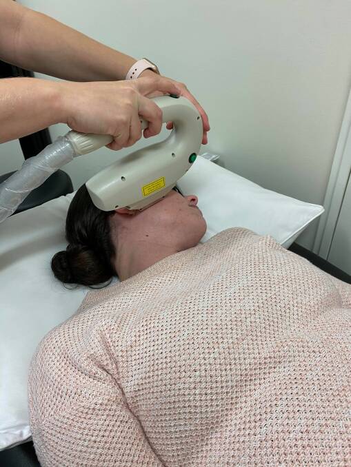 TOTAL REJUVINATION: A client at the clinic undergoes a facial treatment
PHOTO: Elizabeth Gracie