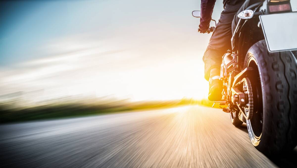 NEED FOR SPEED: A motorcylist on the road
PHOTO: Shutterstock
