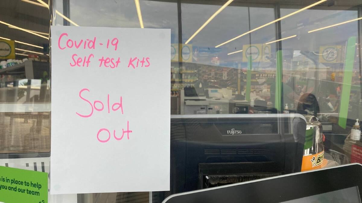 HOT COMMODITY: Woolworths Griffith is one of dozens of stockists who are waiting on new rapid antigen tests to arrive. The demand has been 'unprecedented'. PHOTO: Lizzie Gracie